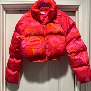 Retro Cropped Puffer